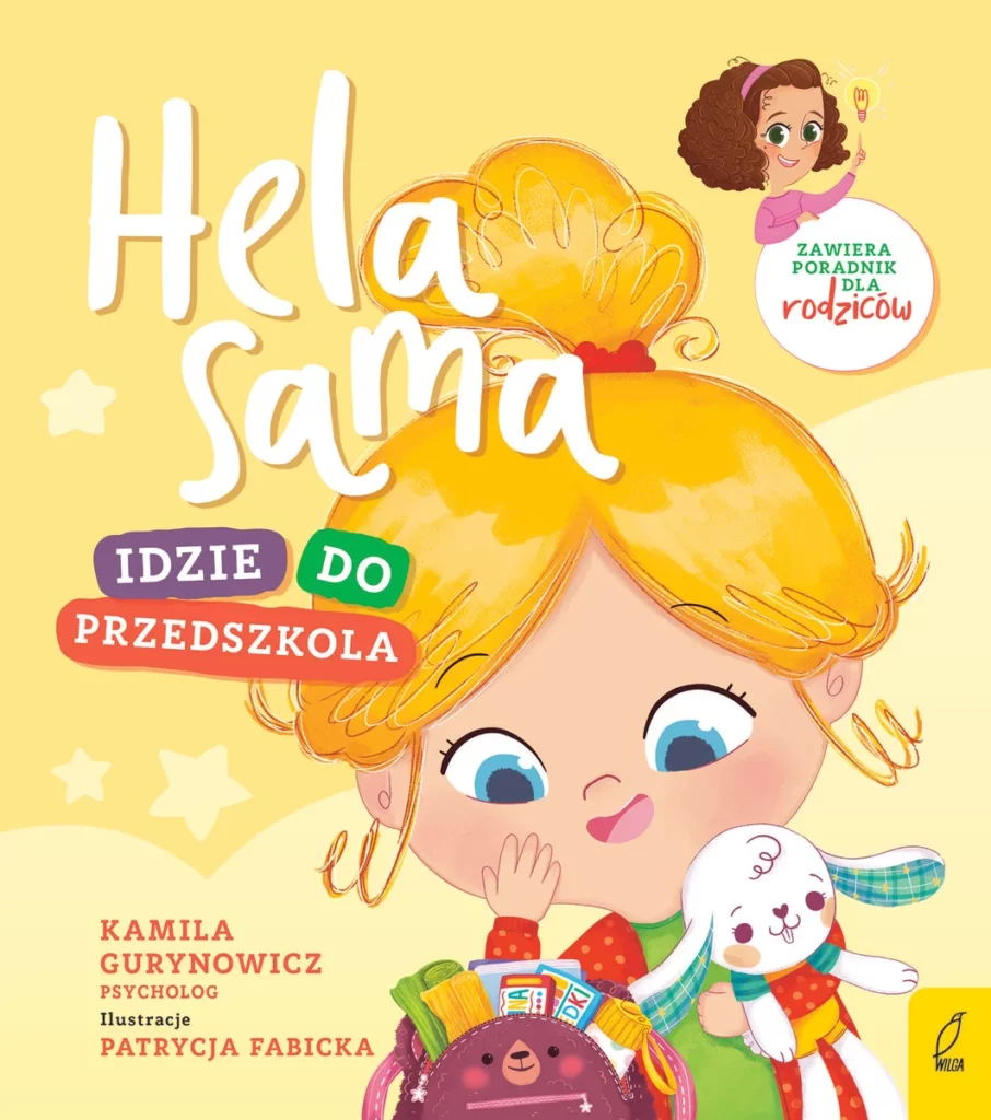 Hela sama idzie do przedszkola